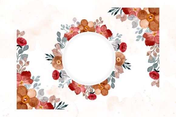 Digital Clipart Floral Watercolor Part.2: A Versatile Illustration Set for Creative Projects