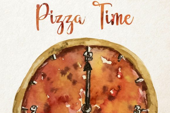 Watercolor Pizza Time Clip Art Set Review: A Vibrant Addition to Creative Illustrations