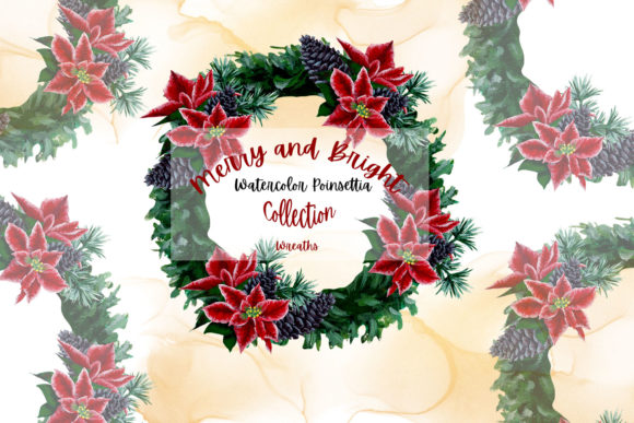 Watercolor Poinsettia Wreaths: A Designer’s Honest Review